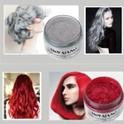 Красящий воск одноразовый воск для волос, 7 цветов, профессиональный крем-краска для волос, Временный гель для волос, растительная эссенция для укладки волос