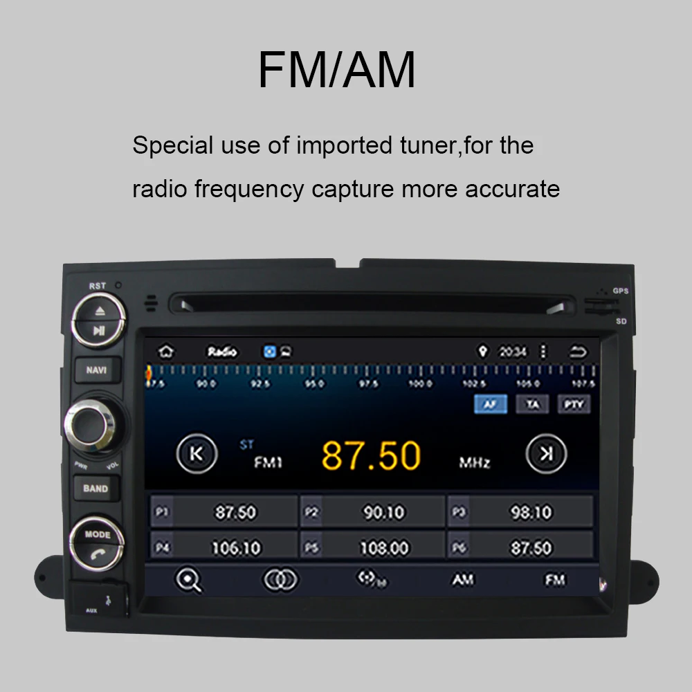 4 ГБ ОЗУ Android 8 0 Автомобильный GPS навигатор для Ford Fusion/Explorer/F150/Edge/Expedition 2006 2009 Радио
