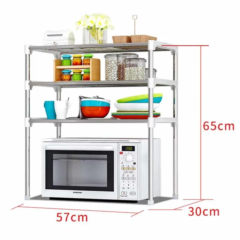 2 уровневый/3 уровневый стеллаж для микроволновой печи держатель хранения