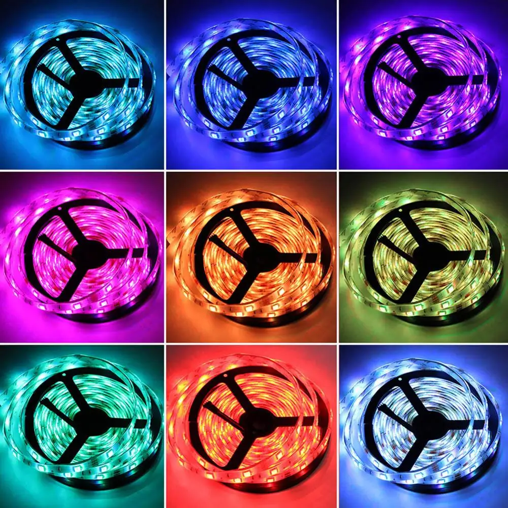 Светодиодная лента s 20M RGB 3528 SMD гибкая светильник та 5M 10M диод DC 12V управление Bluetooth