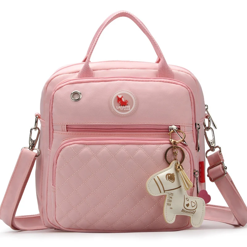 Light Pink Новинка года, сумка для подгузников с гуманным дизайном, простая модная детская сумка, многокарманная Сумка для беременных для малышей, bolsa infantil - Цвет: Light Pink