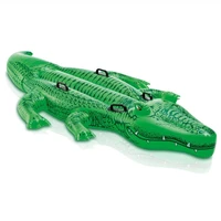 child adult inflatable crocodile pool floats ride on swimming ring toys swim toys pool water fun raft