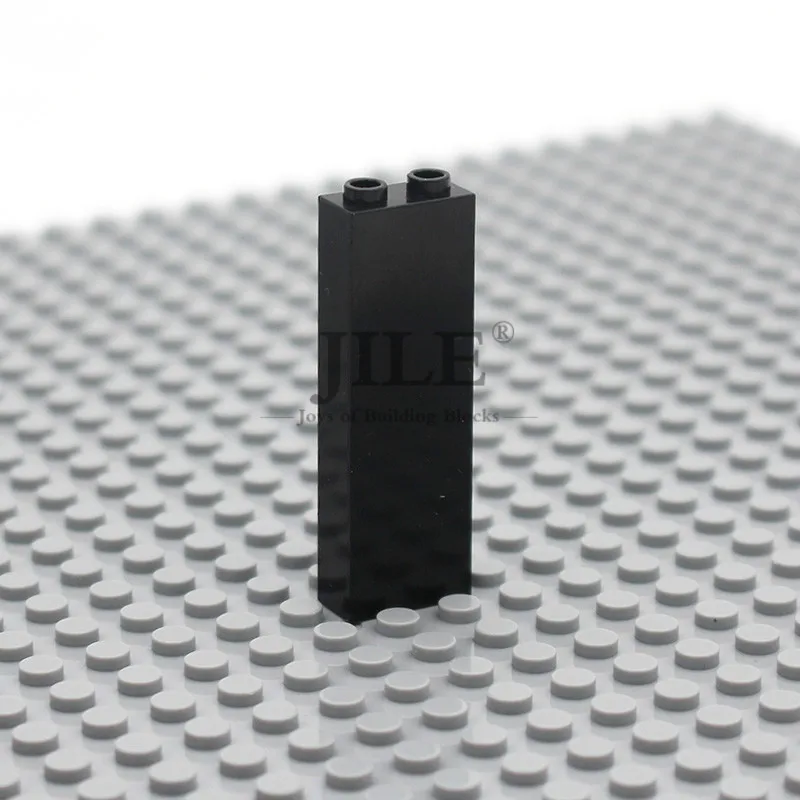 Черный Moc Brick 1x2x5 блокированные открытые шпильки или полые шпильки 2454 DIY просветить строительный блок Скоба совместима со сборками частиц - Цвет: Черный