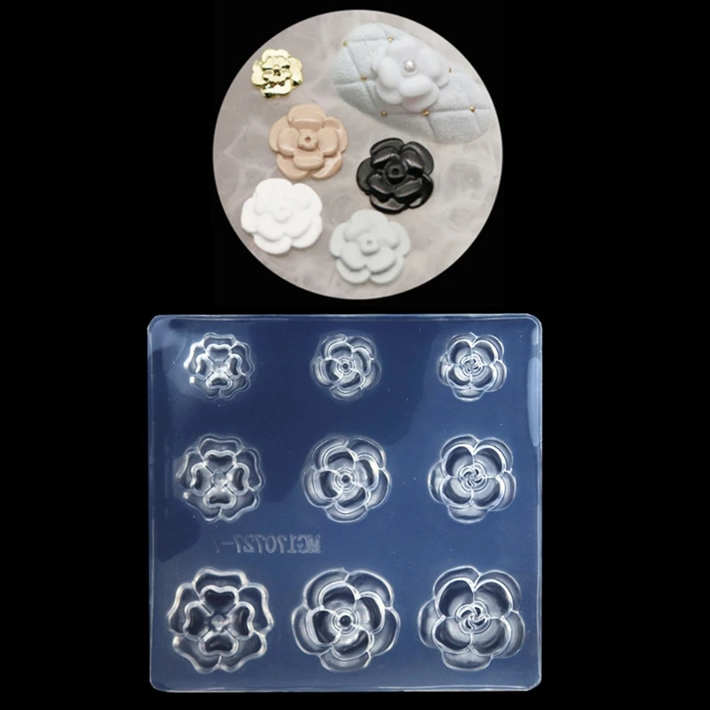 3D с рисунками цветочков бантами нейл арта украшения эпоксидная смола форма