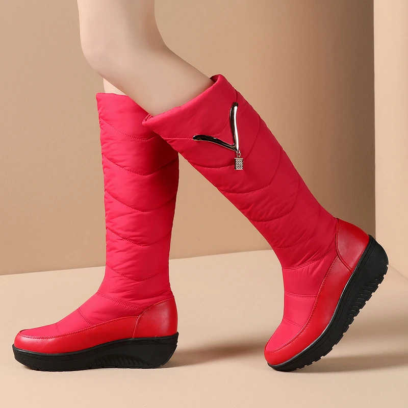 Xianyiduo/2019 г. Зимняя женская обувь для взрослых зимние сапоги на платформе короткие