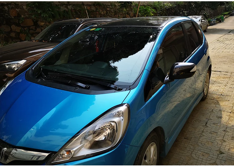 Внешнее, заднего вида Зеркало чехол для HONDA FIT JAZZ 2009 2010 2011 2012 2013 GE6 GE8 Зеркало заднего вида в виде ракушки