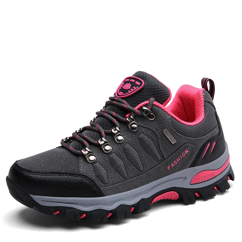 

Autumn winter hiking shoes female waterproof non-slip outdoor cross-country hiking sports shoes shock absorption hiking shoes