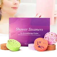 80 hot sale 6pcsset bath tablets smoothing your skin stress relief portable bath bombs aromatherapy shower steamers for bathtu