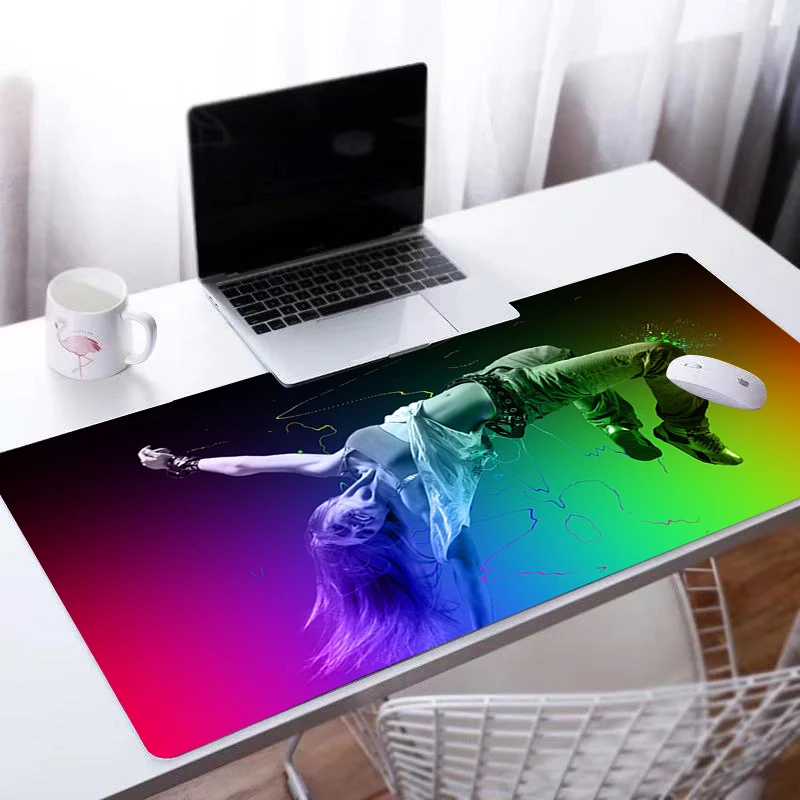 

Luxury Mouse pad Cool hip hop Computer Laptop Anime Keyboard Mouse Mat Large Mousepad Keyboards Gamers Decoracion Desk Mat
