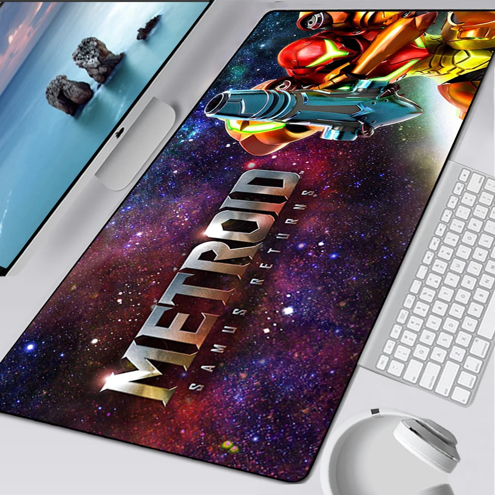 

Большой игровой коврик для мыши Metroid, компьютерный офисный коврик для мыши, компьютерный геймерский коврик для мыши, коврик для ноутбука, ко...