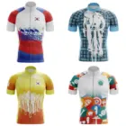 HIRBGOD летняя дышащая и быстросохнущая ткань толстовка для Корейская серия с рисунком велосипеда; Для Мужчин's Велоспорт Джерси, TYZ624-01