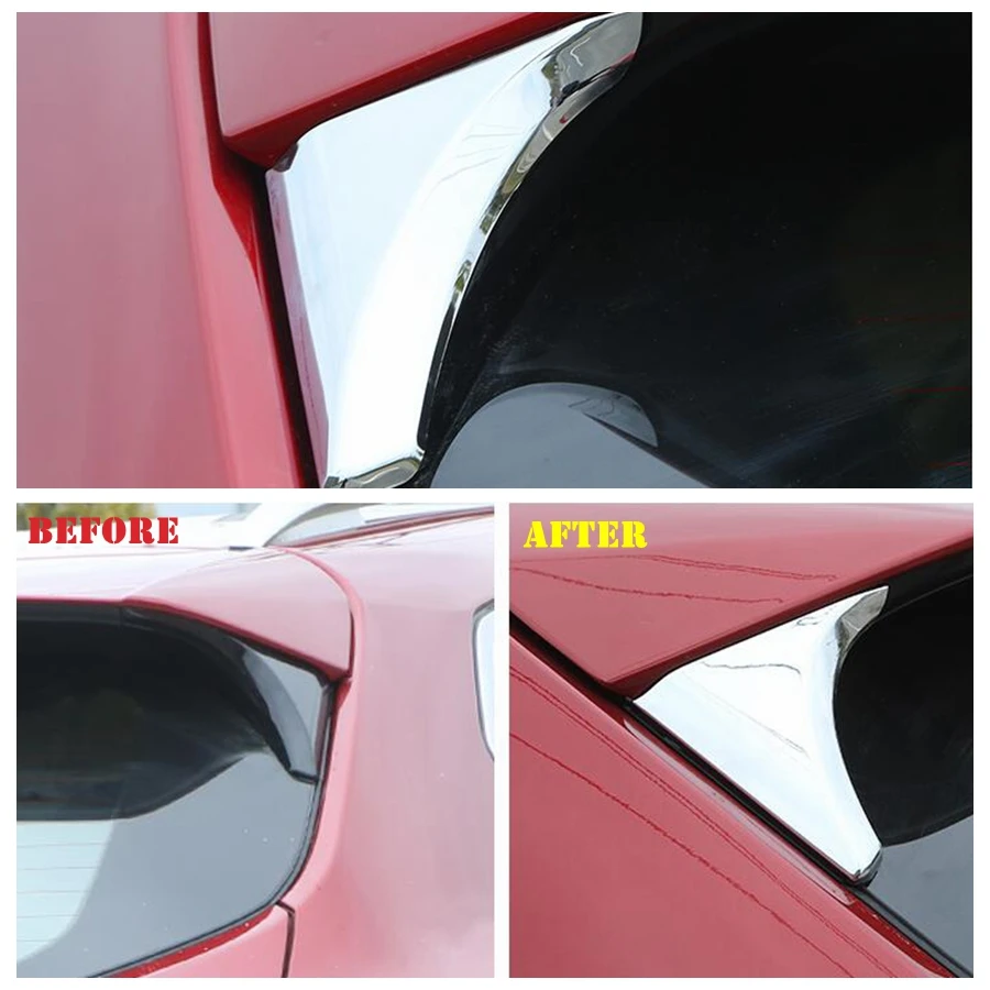 Яркий хромированный спойлер из АБС-пластика для Nissan Qashqai J11 2014 2015 2016 2017 2018 комплект