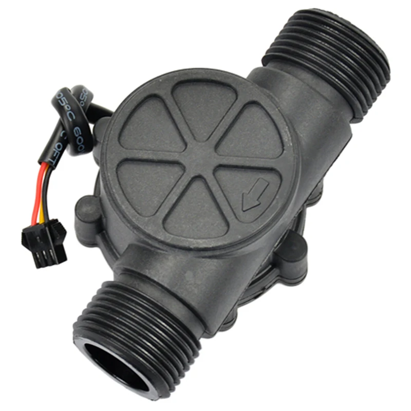 

New 1Pcs Water Flow Sensor DN25 DC3.5-24V 1 Inch 2-100L/Min Hall Flowmeter Heat Pump Water Heater Flow Meter Switch Counter