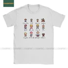 Мужские футболки, хлопковая футболка с коротким рукавом для главного героя игры Матери Земли, ролевых игр, футболка с круглым вырезом