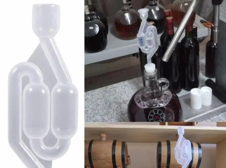 

Home-made wine exhaust accessories