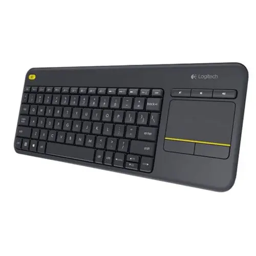Беспроводная клавиатура Logitech K400 Plus K400PLUS с сенсорной панелью для ПК ТВ |