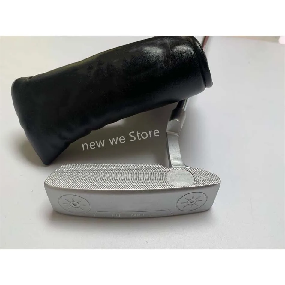 

Men's Golf Clubs Silver Straight Bar Putter with Logo