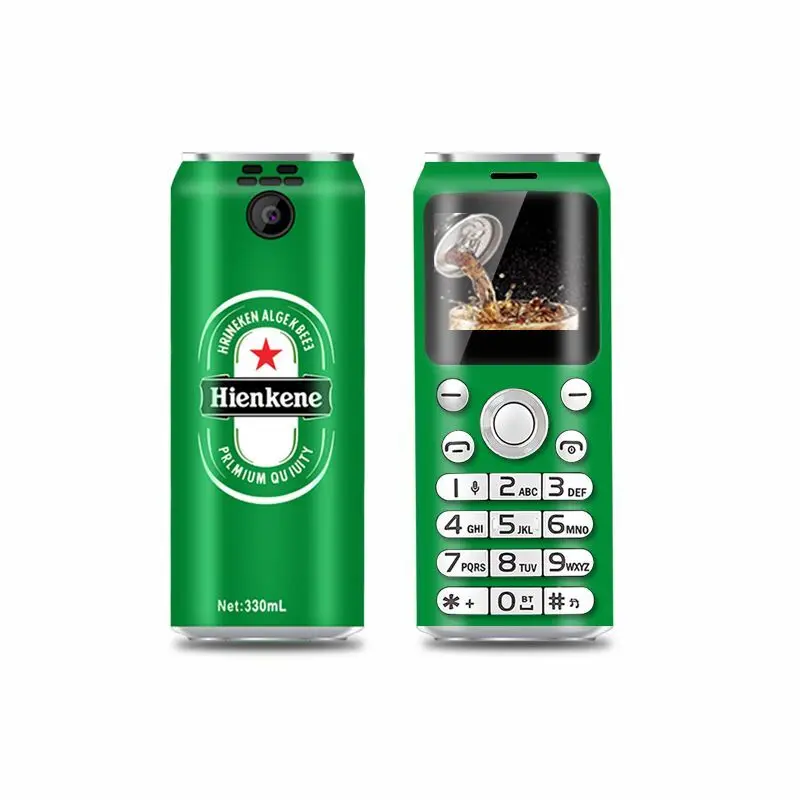 Green Милый карманный мини мобильный телефон SATREND K8 X8 1,0 дюймов cola форма телефон MP3 Bluetooth номеронабор запись звонков маленький мобильный телефон - Цвет: Green