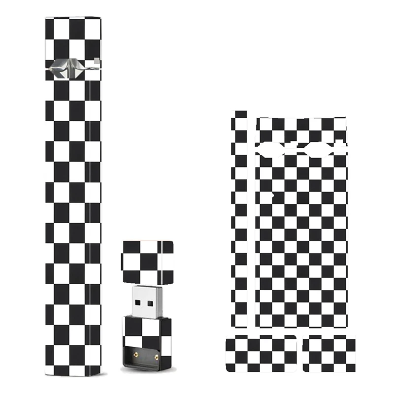 

New 1 Piece Of JUUL E-cigarette Full Set Of Stickers, Ultra-thin 2.5D Three-dimensional Stickers-8038 Cover