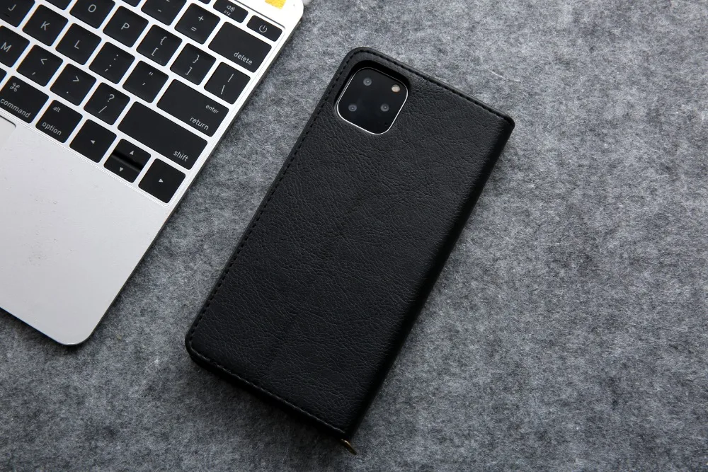 Для iPhone 11 Pro Max чехол с магнитной застежкой из искусственной кожи чехол для iPhone 6 6S 7 8 Plus X XR XS Max чехол-кошелек с подставкой и отделением для карт