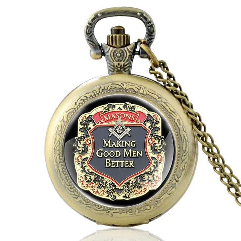Масонская эмблема масонов создание приятной Для мужчин лучше кварцевые Стекло