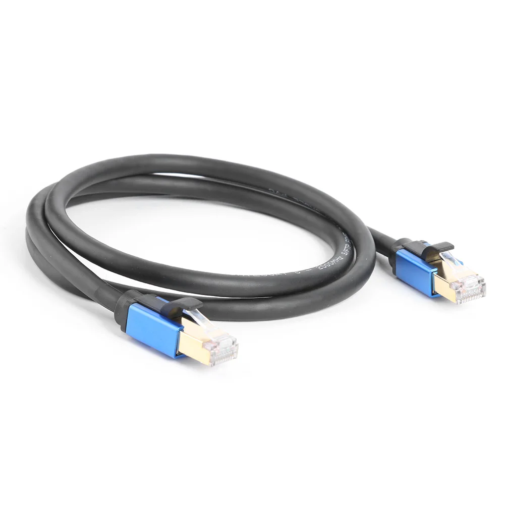 

Cat8 Ethernet Cable STP 40Gbps Super Speed Cat 8 RJ45 Network Lan Patch Cord RJ45 Ethernet Cable for Router Modem Switch PC