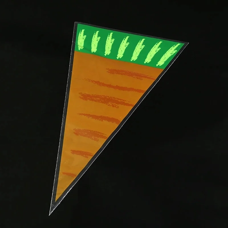 20шт пасхальные кролики мешочки для конфет с морковкой подарочные пакеты конусы