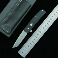 oem new bm601 folding knife 20cv blade g10 handle outdoor camping survival pocket kitchen knife fruit knife edc tool