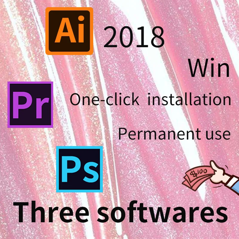 

Combination special offer] 2018 Photoshop, Illustrator and premiere ProLifetime for WIN and MAC