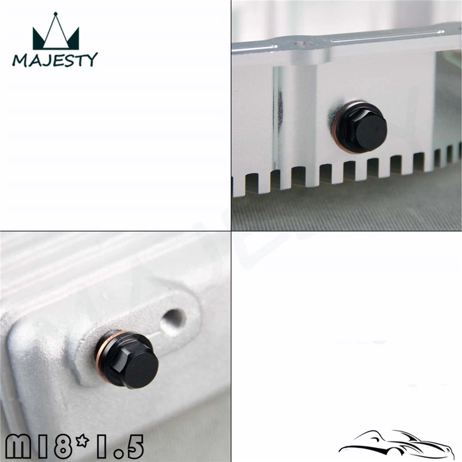 2 шт. магнитный масляный фильтр M18x1.5 для двигателя|bolt washer|washers boltsoil drain bolt |