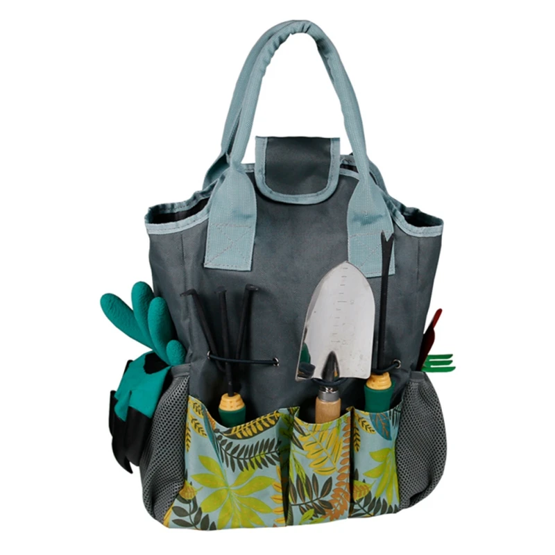 

Portable Multi-Pockets Folding Mesh Gardening Tool Storage Bag Handbag Foldable Hardware Organizer Garden Kneeler Tools Bags