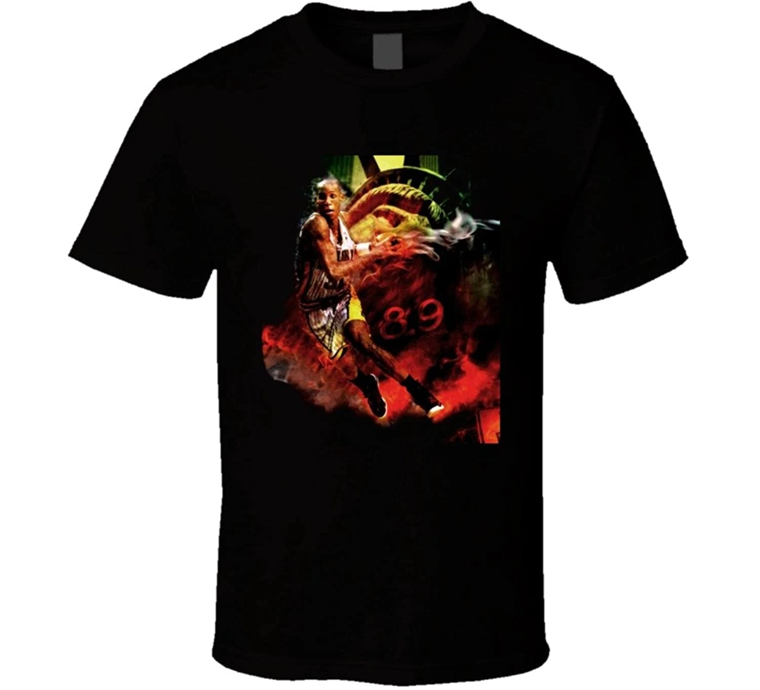 Баскетбольная Футболка Reggie Miller Indiana (2)|Мужские футболки| |