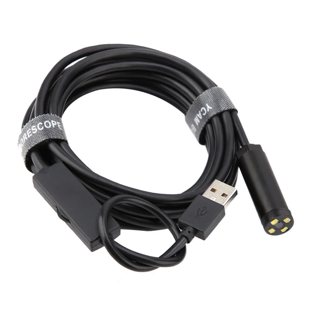 USB эндоскоп с автофокусом камера 1944P HD Водонепроницаемый Бороскоп 14 2 мм гибкий