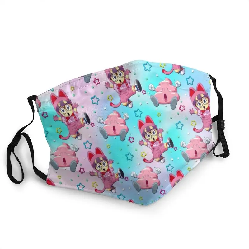 

Респиратор унисекс для взрослых, маска для ухода за лицом с рисунком Arale And puop, с защитой от смога, респиратор, маска для рта