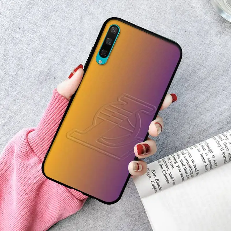 

ZFGHSHYQ Black Soft Silicone Basketball Team Phone Case For Huawei P20 30 40 Pro Mate 20x 30 40 Pro Nova6 7 Honor 9X 10