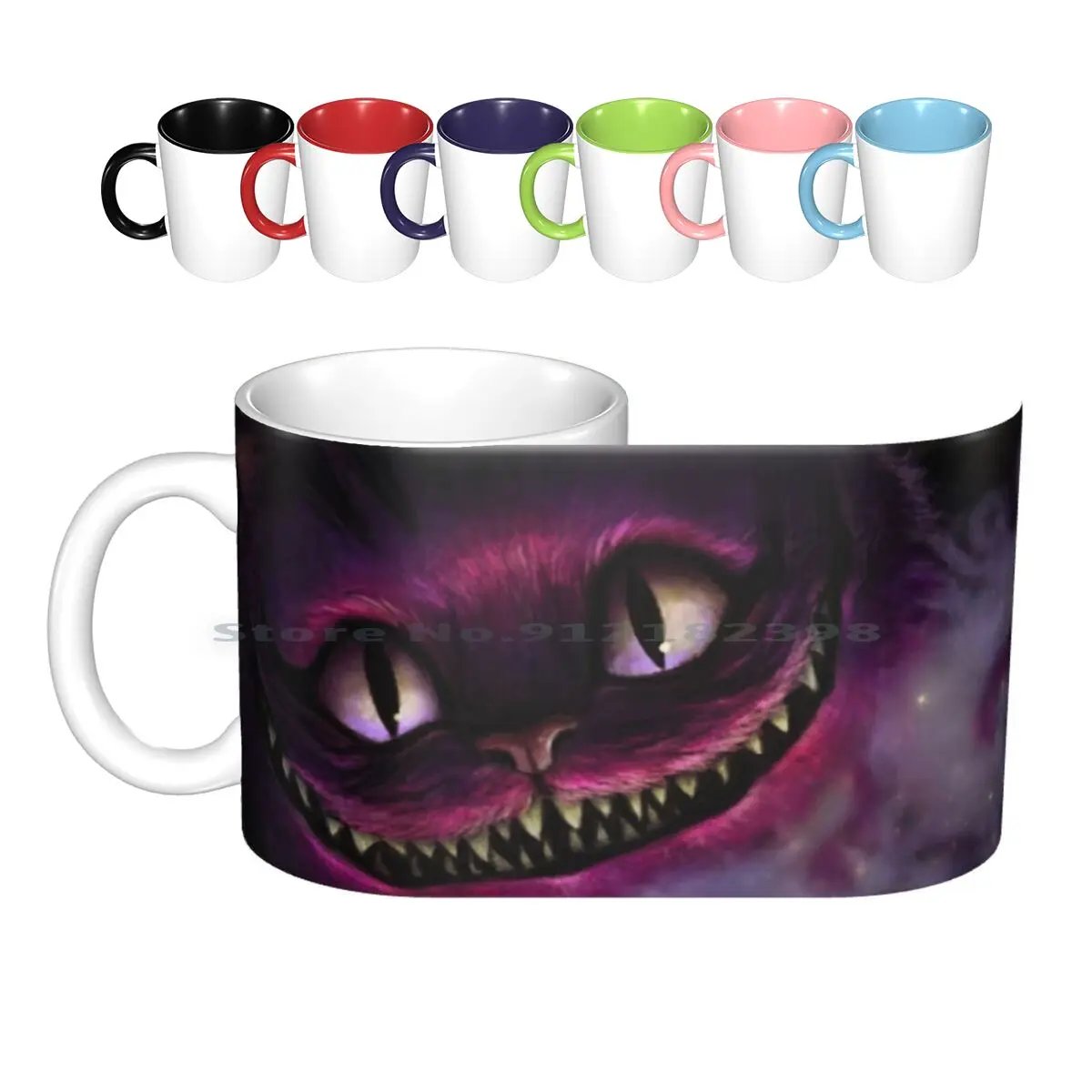 

Керамические кружки, кофейные чашки, кружка для молока, чая, кошек, Алиса в Алисе, с красивым стеклом, «Мартовский Заяц», милый хипстер, крута...