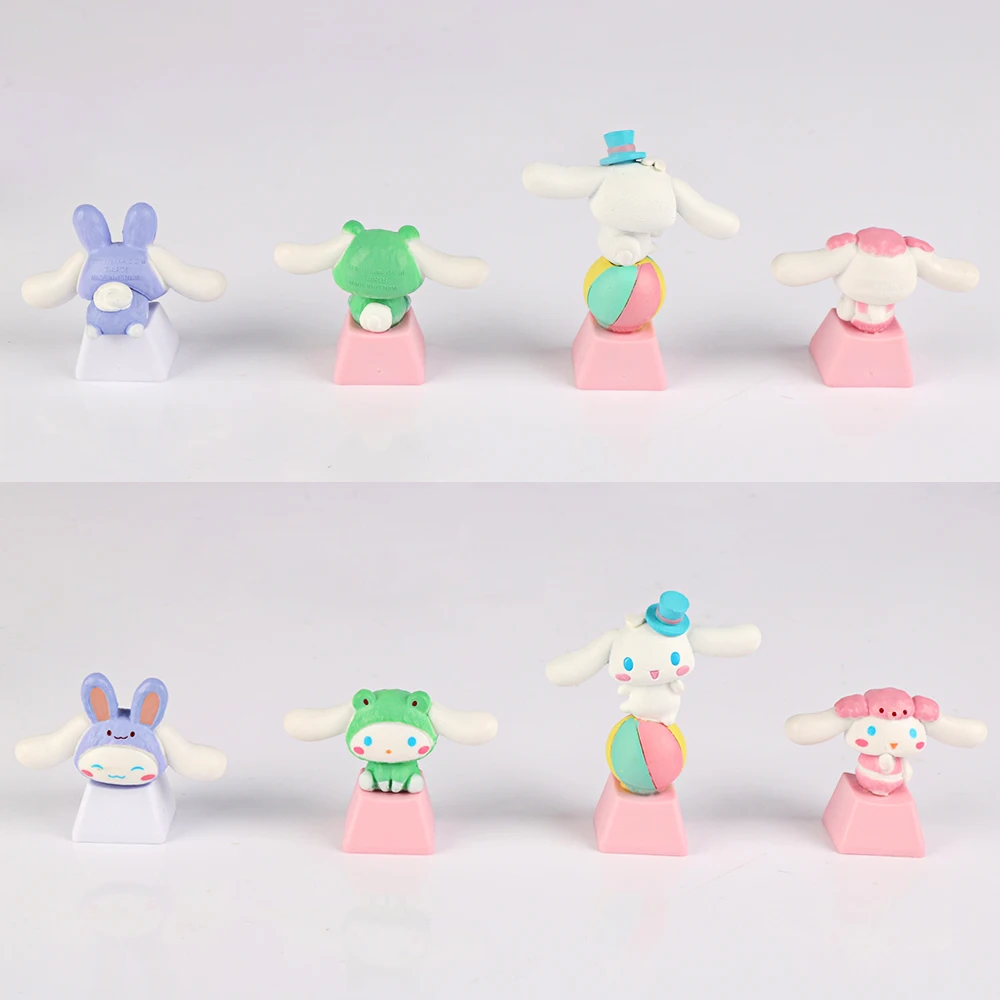 Персонализированные колпачки для ключей PBT мультяшная собака колпачок красивая