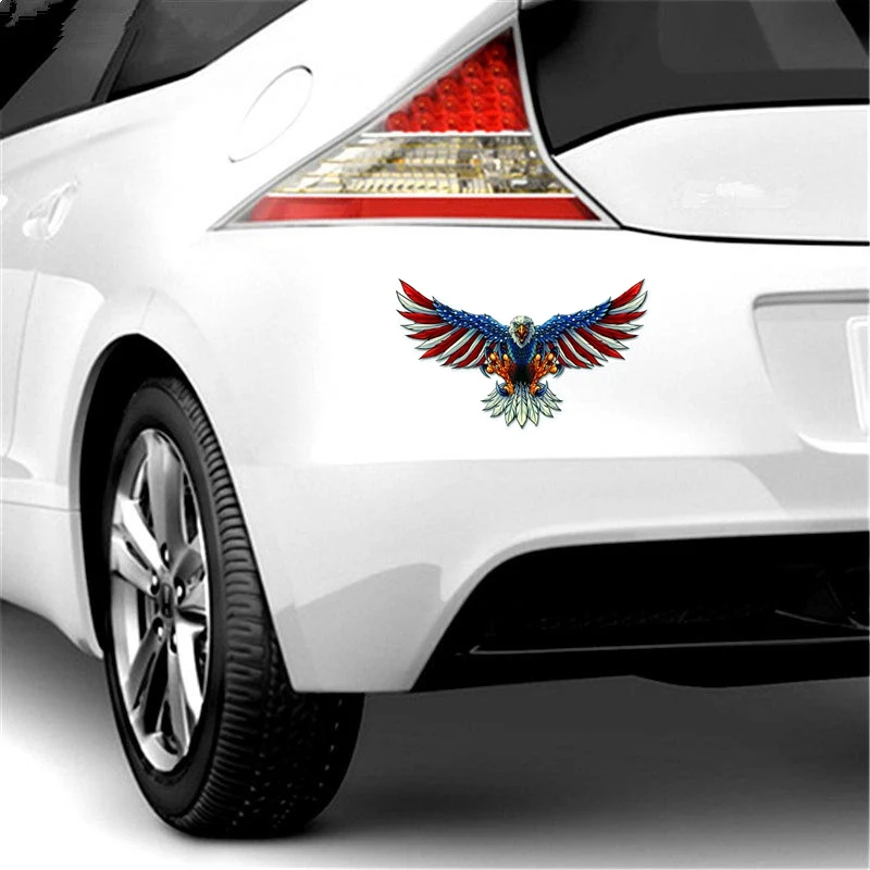 

Fuzhen Boutique Decals Exterior Accessories American Flag Bald Eagle Car Sticker Automobiles Motorcycles PVC Decal