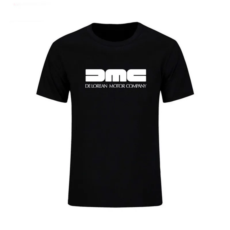 

21/22 New Men's Solid Color Polyester Printed T-shirt Back to the Future Short-sleeved Fashion Dynamic Casual Shirt Hip-hop Styl