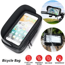 Waterproof Bicycle Phone Bag Case Touch Screen MTB Bike Motorcycle Pouch Cases For 5.8-6.5 inch Mobile Phone Shell Fundas Capa