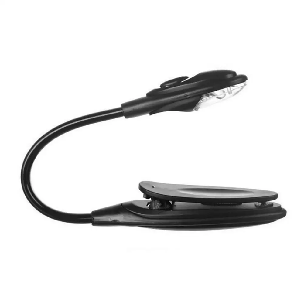 

Светильник с зажимом для книги, светодиодная лампа для чтения с зажимом в кровати, защита глаз, для книжных червей, Ki