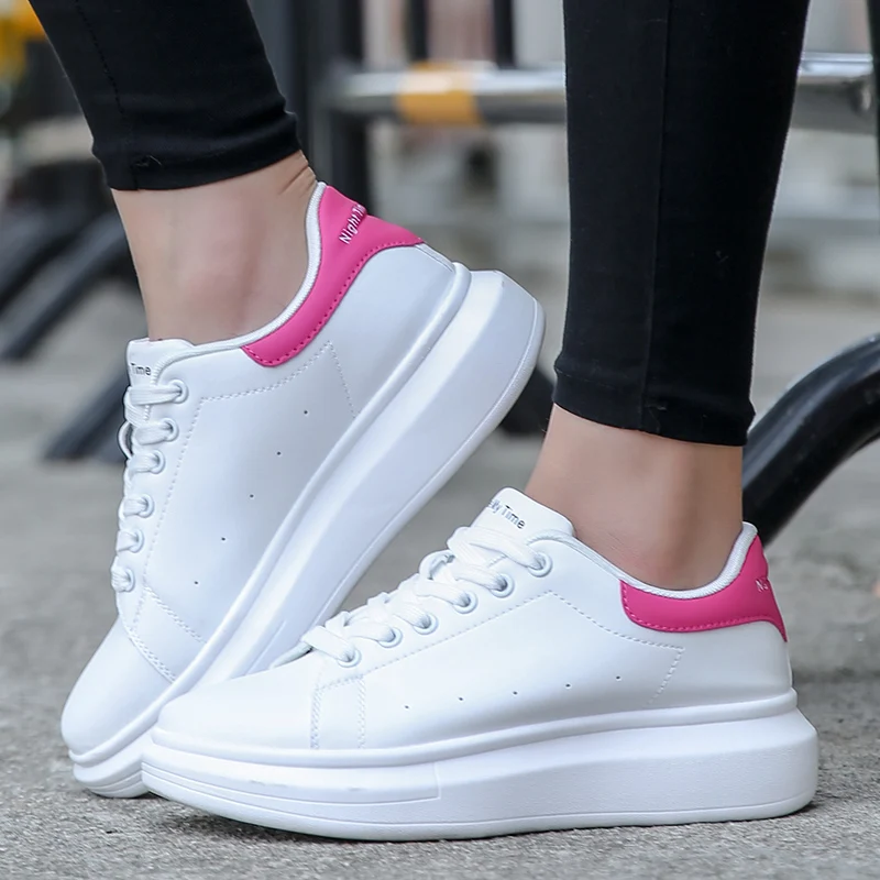 Женские кроссовки обувь для бега женская на платформе Мужская дышащая