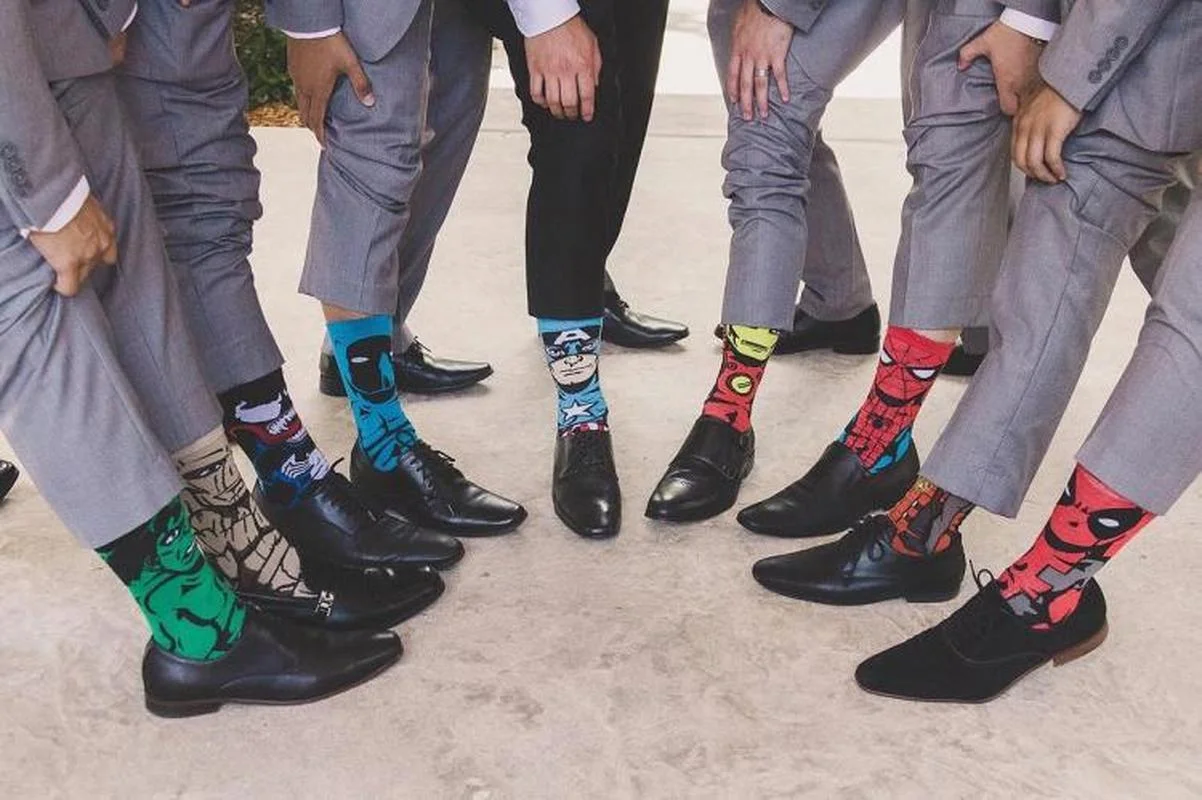 

Super Hero Anime Socks Skateboard Hip Hop Fashion Funny Novelty Calcetines Streetwear Happy Pop Socket