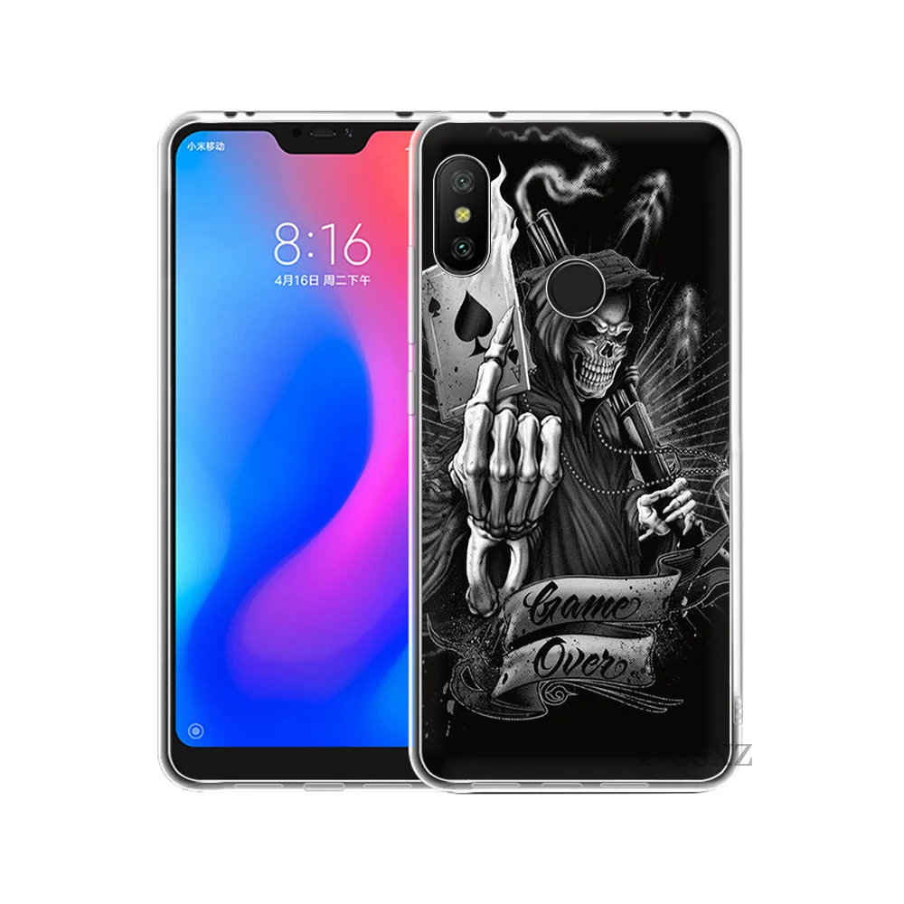 Чехол для телефона Grim Reaper Skull Skeleton Luxury Xiaomi Redmi Mi 4 5 6 8 4X 5A Note Pro S2 F1 Lite Se Mix |