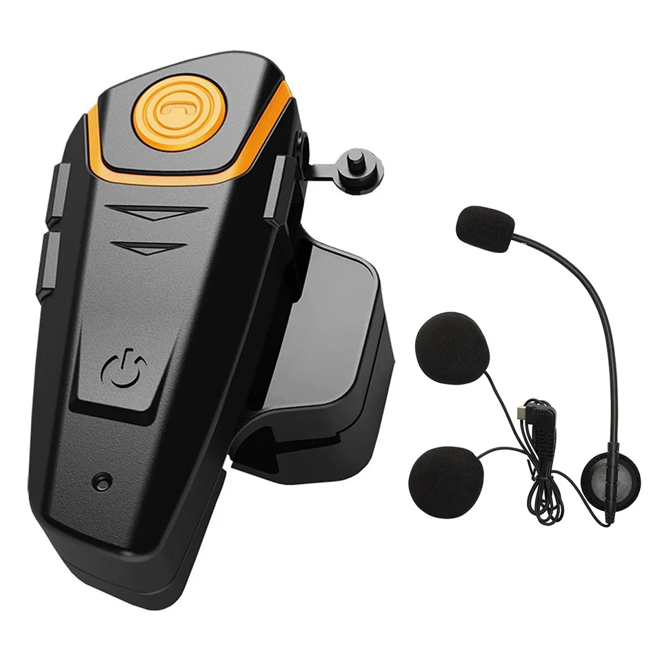 

BT-S2 Bluetooth Intercom Motorcycle Helmet Interphone Headset Waterproof Wireless Bluetooth Moto Headset Interphone