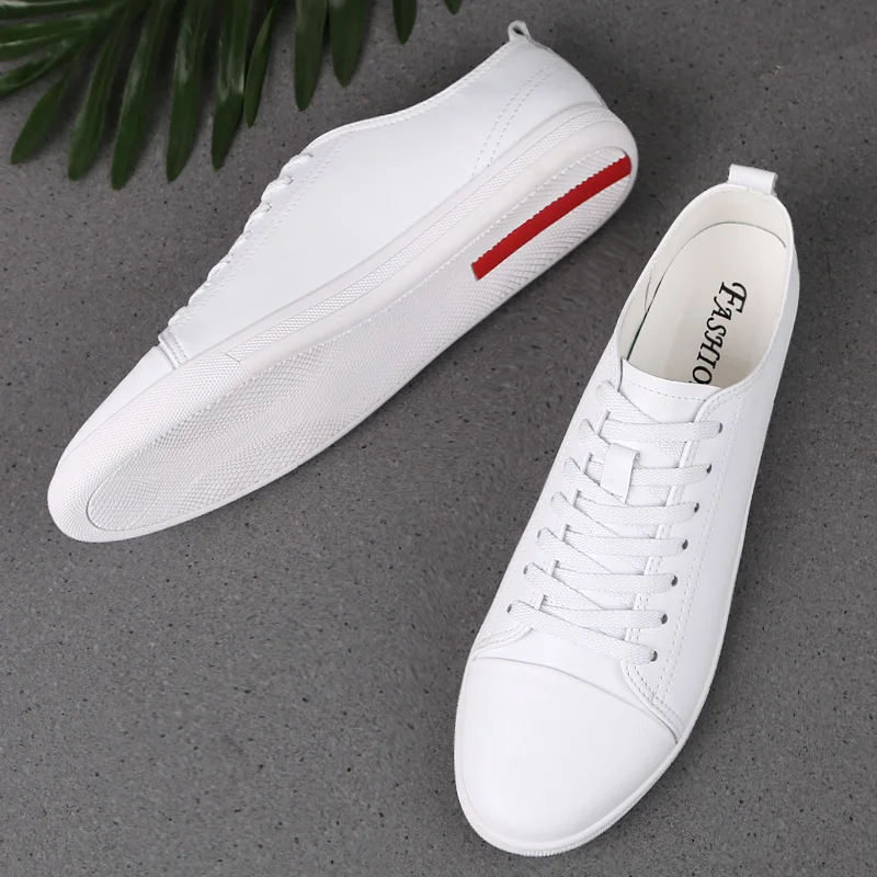 ALCUBIEREE Spring Breathable Mens Casual Shoes Lightweight Skateboarding for Male Fashion Lace-up Sneakers Flat Footwear |