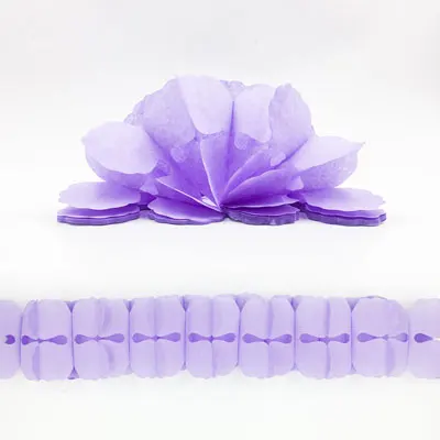 Light Purple Nicro 3,6 м гирлянды бумажные гирлянды в форме клевера занавески на день рождения свадебные вечерние украшения для дома овсянка бумажная Свадебная гирлянда# ot89 - Цвет: Light Purple