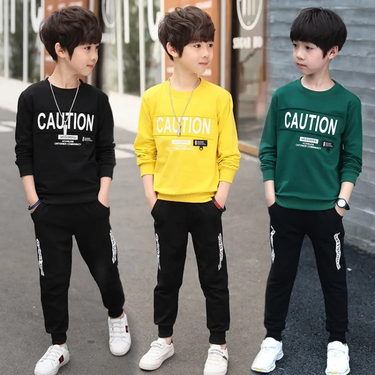 Boys Clothing Sets Kids Clothes Children Suits Casual The Letter Printing for Sport Suit Boy 2019 |