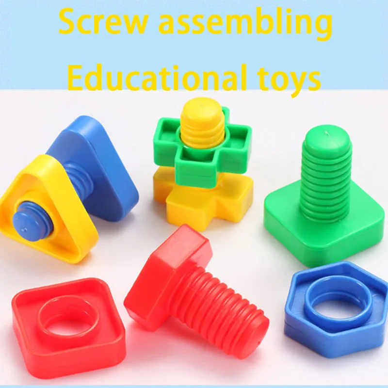 Пазл гайка Монтессори Детский развивающий 0 35 кг|Монтессори| |