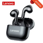 TWS-наушники Lenovo LP40, оригинальные беспроводные Bluetooth-наушники с ИИ управлением, игровая стереогарнитура с басами и зарядным устройством